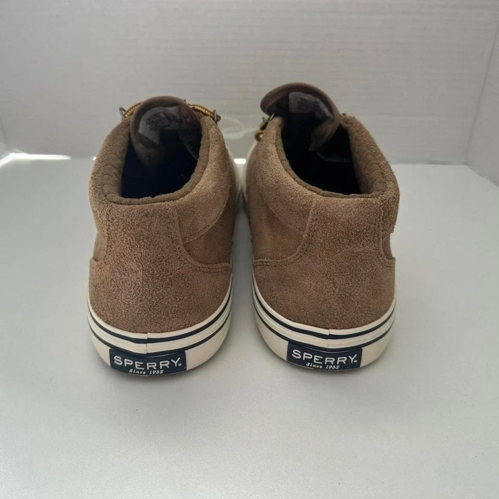 Men's Sperry Striper Storm Chukka Leather Boots Color Tan SIZE 8.5